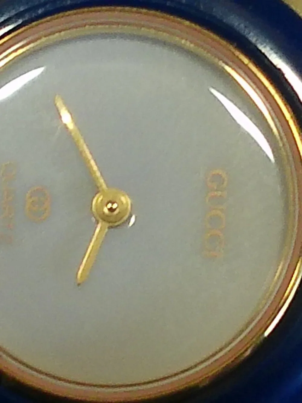Gucci Change 12 Bezel Watch W/ Gold Bezel